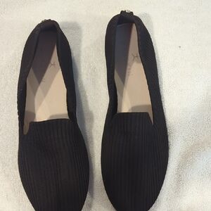Danskin Black Ribbed Women's Flats